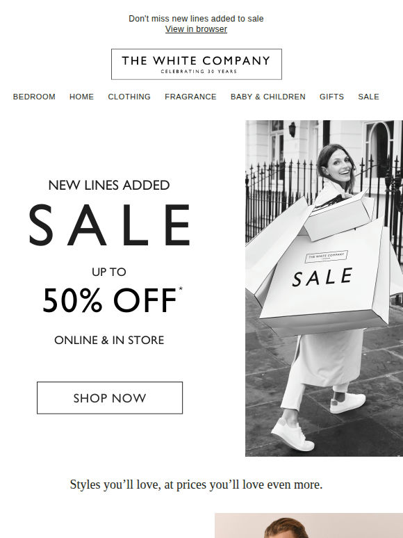 Up to 50% off is waiting...