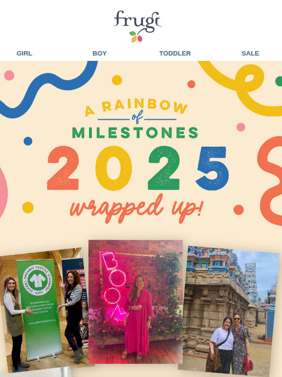A rainbow of milestones: 2025 wrapped up 🌈