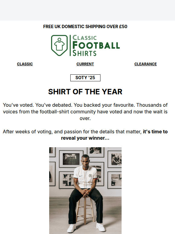 Your Shirt of the Year 👑