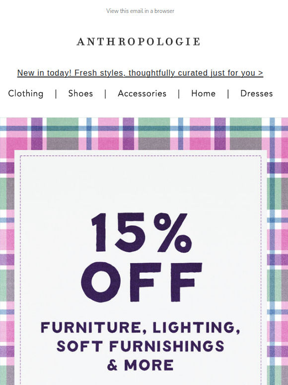 There's 15% OFF furniture rn 🏡