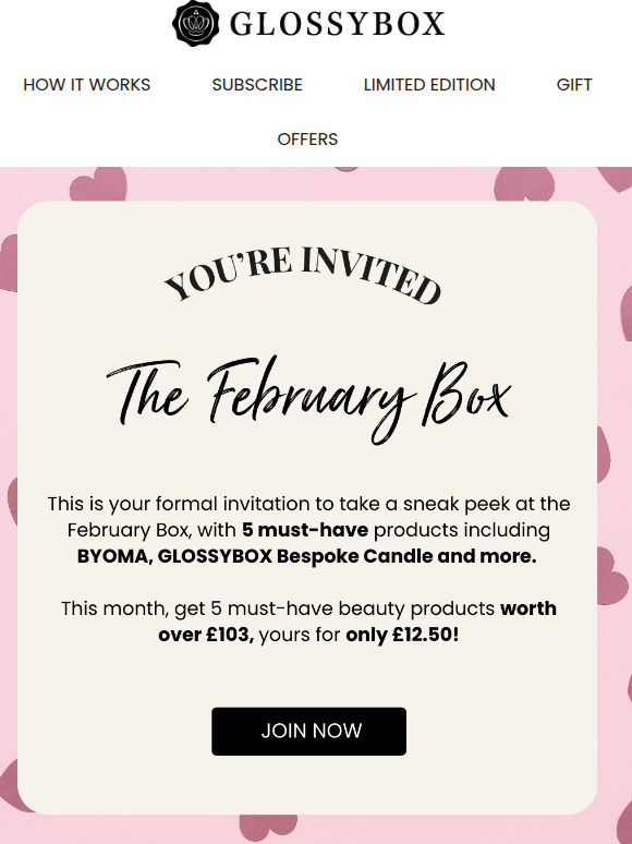 You're Formally Invited: Preview the February Box ✨