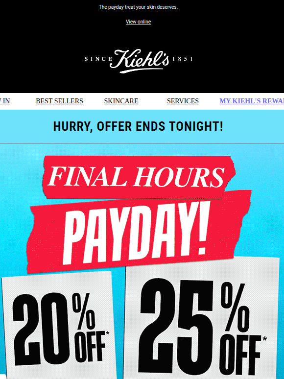 Adam, Final hours to save up to 25% off*