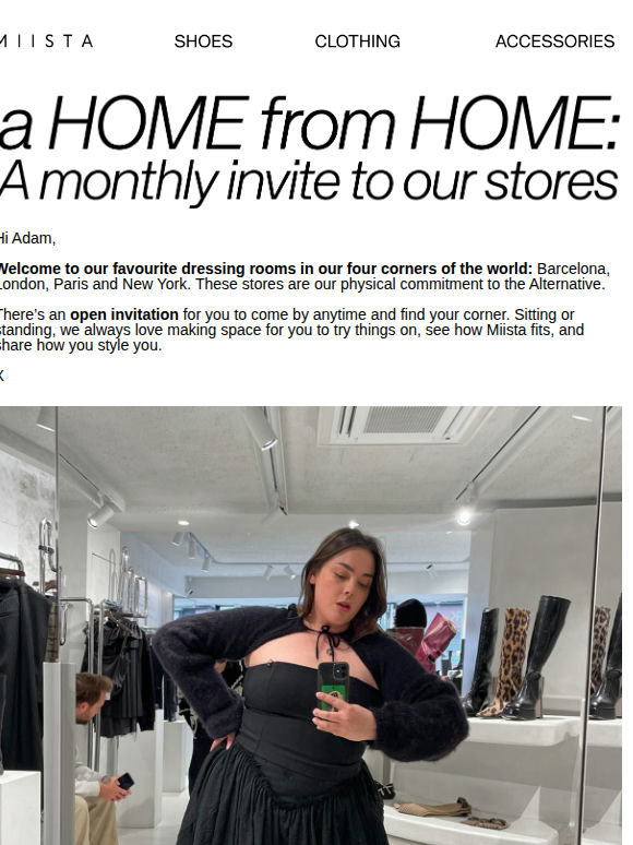 a HOME from HOME: Standing on style