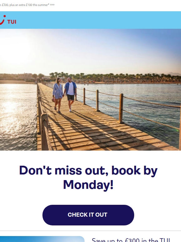 ⏳ ** Your final chance to save this Sunday **