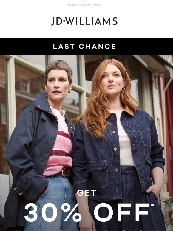 EXPIRING: 30% off fashion & home 🪫