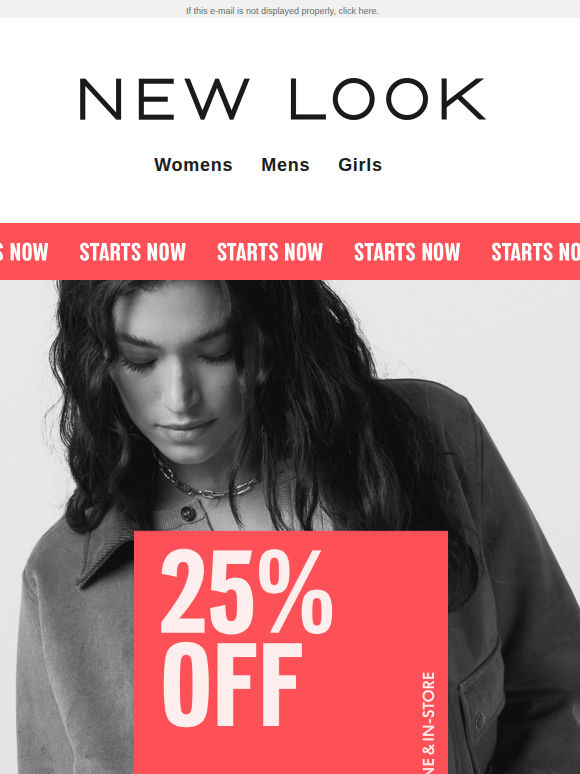 PRICE DROP: 25% off (almost) everything