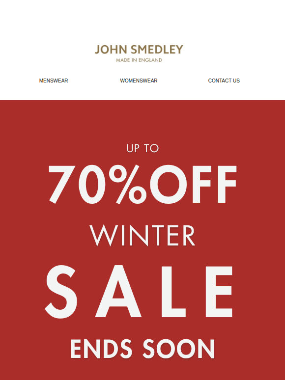 70% Off Sale Ends Soon