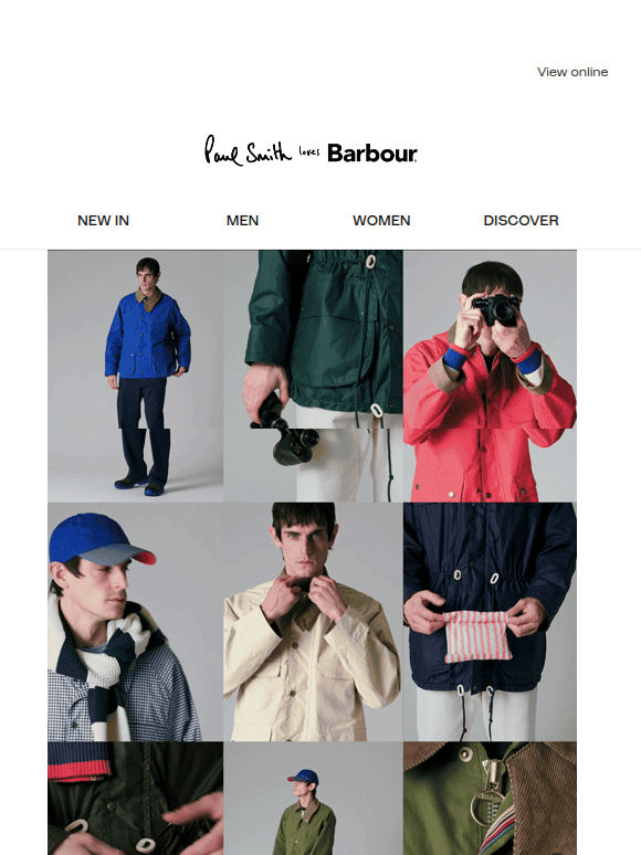 Made for a British Spring: Paul Smith Loves Barbour