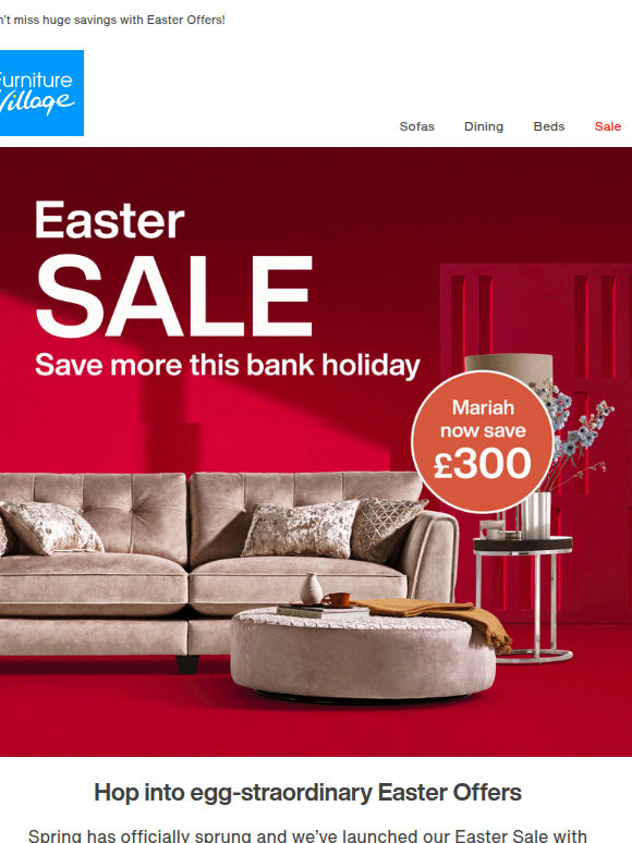 Treat your home in the Easter Sale 🐰