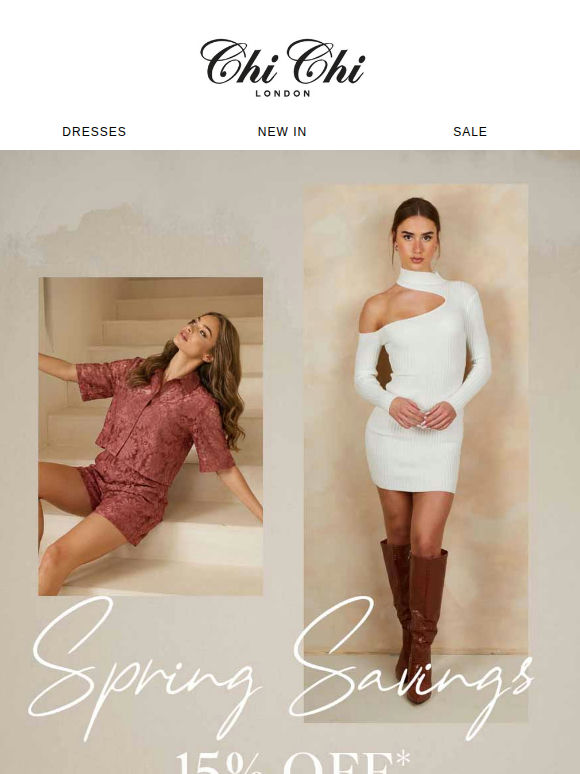 15% off almost everything 😍