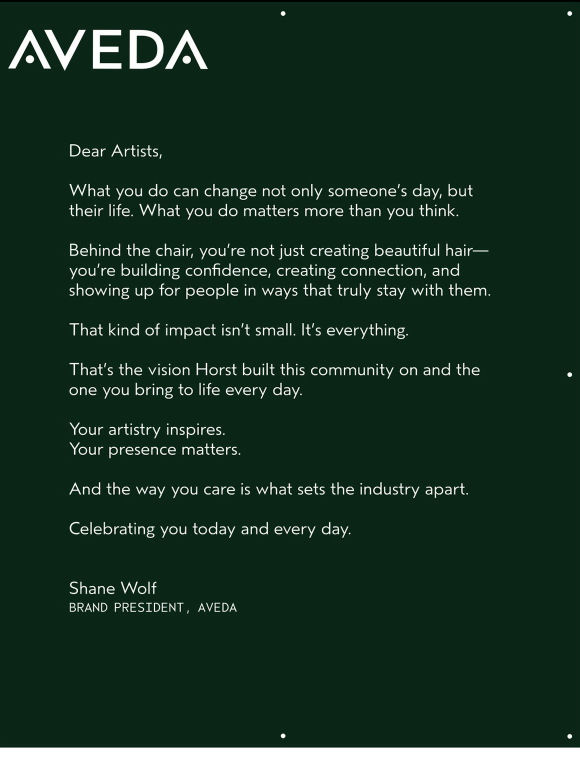 Honoring your artistry, today and always