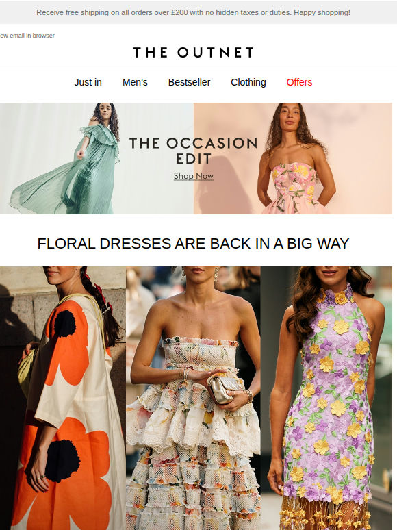 Florals are in bloom and SO back