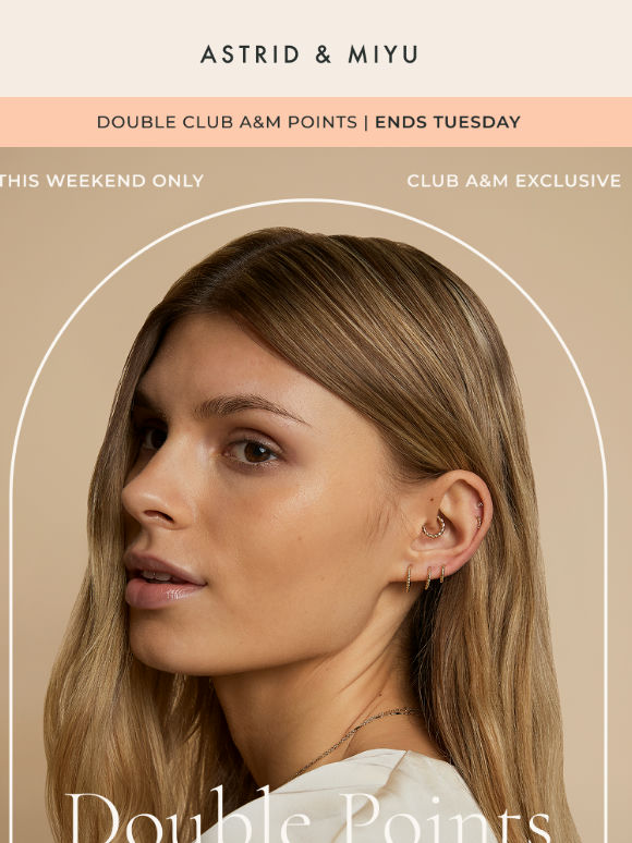 For every point you earn, we'll DOUBLE it