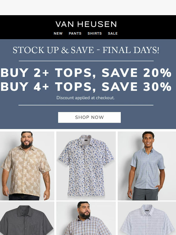 final days ⏰ up to 30% off