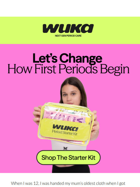 Before her first period… read this