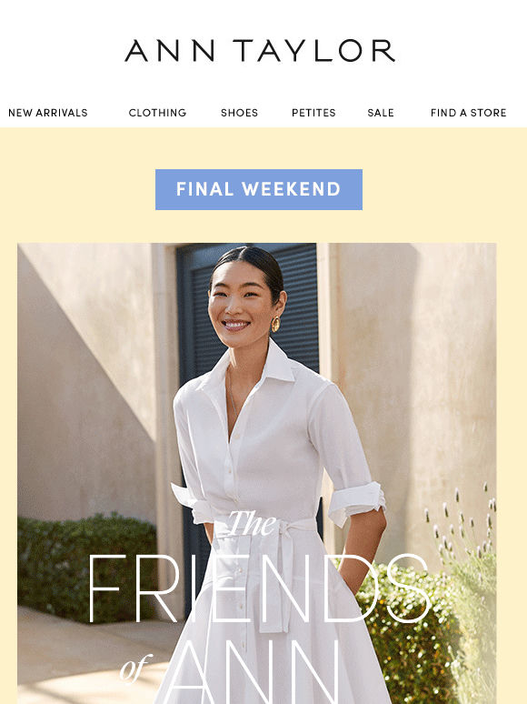 Final Weekend: 40% Off Your Purchase + Extra $50 Off $200+