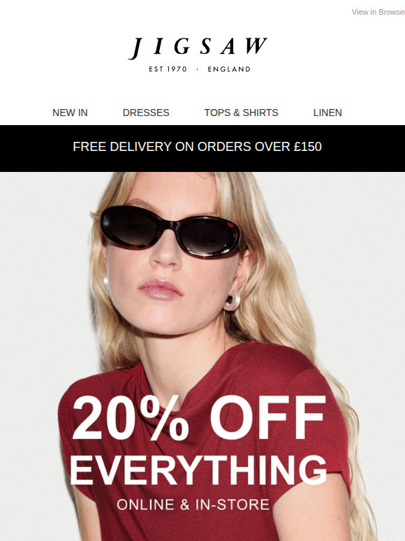 Top picks | 20% off everything