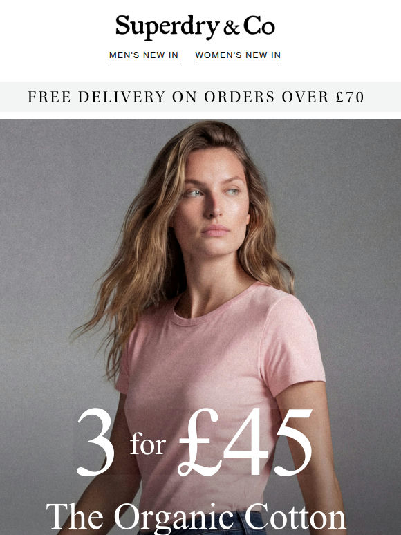 Long Weekend Mood: 3 for £45 Tees