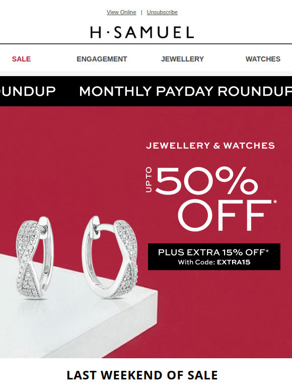 Sale’s ending. Payday’s here.