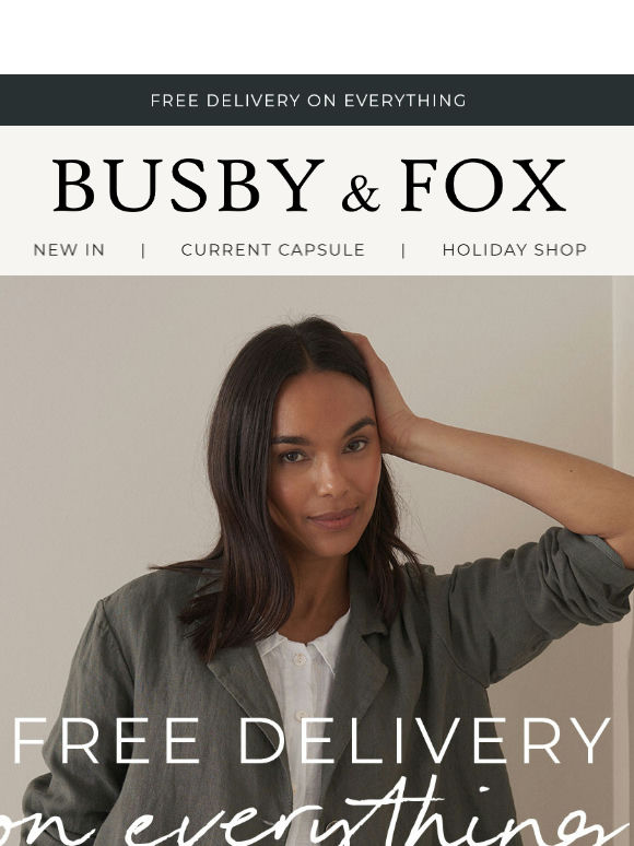 Free delivery on everything