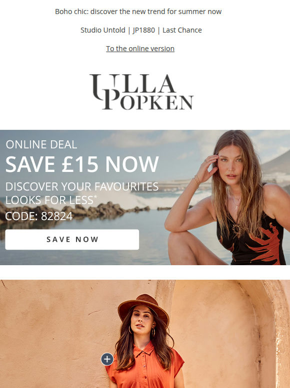 🎁 Enjoy £15 Offer: Get Your New Favourite Looks Now!