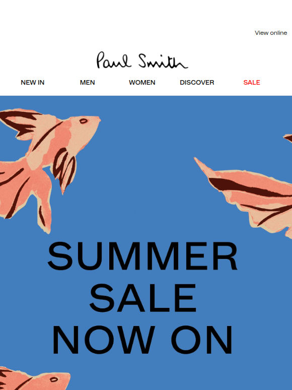 It's on: the Paul Smith Sale starts now