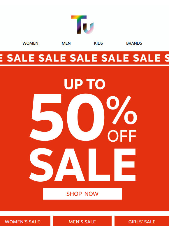 🏷️Up to 50% off Sale now on