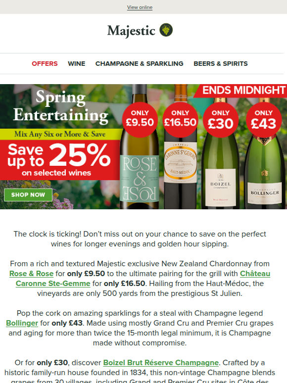 Hurry, offers ending at midnight!
