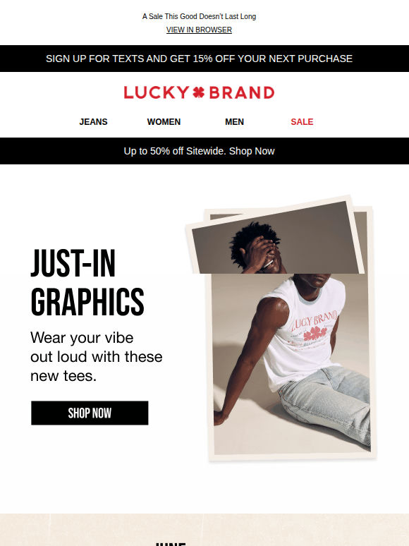 June Band Tees (+ Up To 50% Off!)