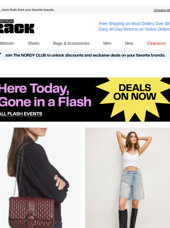 Longchamp We Love Up to 50% Off | Good American Up to 60% Off