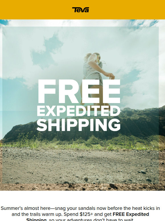 2 Days Only! Free Expedited Shipping on $125+