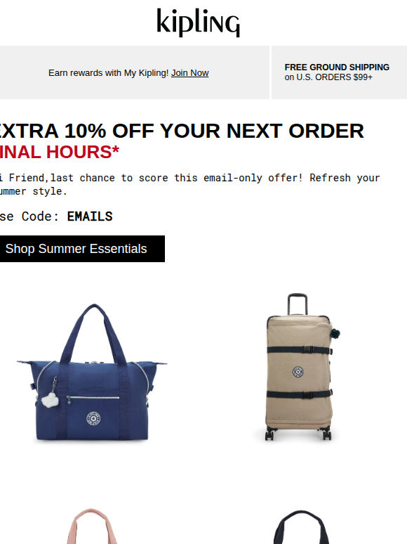 Hi Friend! Final Chance To Claim 10% Off!