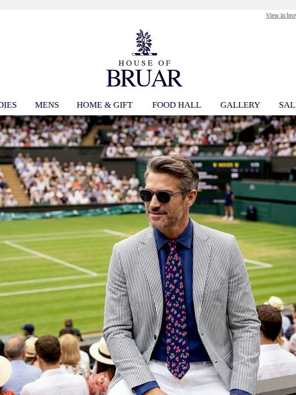 Mr smith: Ace Your Wimbledon Wardrobe!