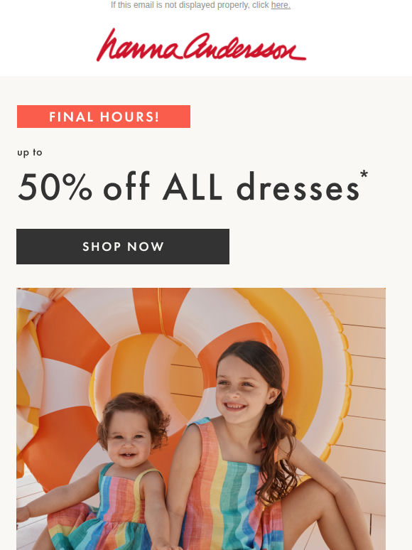 FINAL HOURS! Up To 50% Off All Dresses