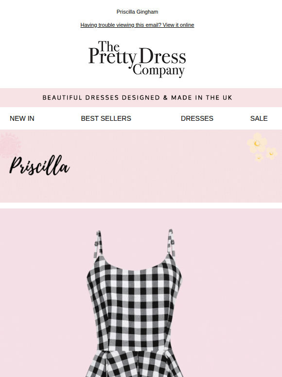 New to the Priscilla collection, the perfect Summer dress 🌞