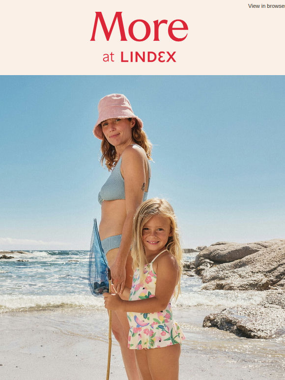 25% off swimwear and shorts 🐠