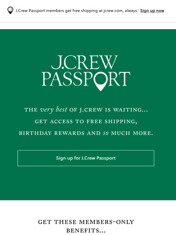 The best way to experience J.Crew?