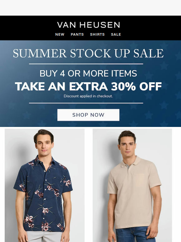 Extra 30% off order →