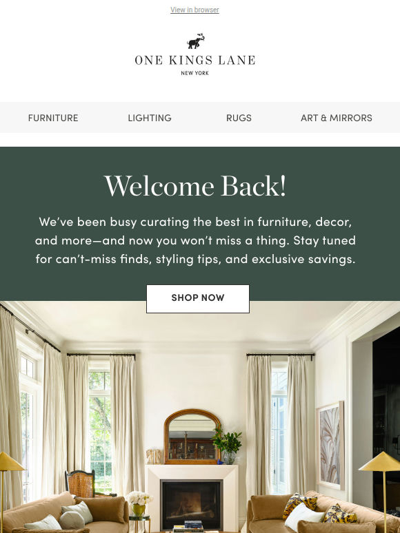 Welcome back! Let’s get started