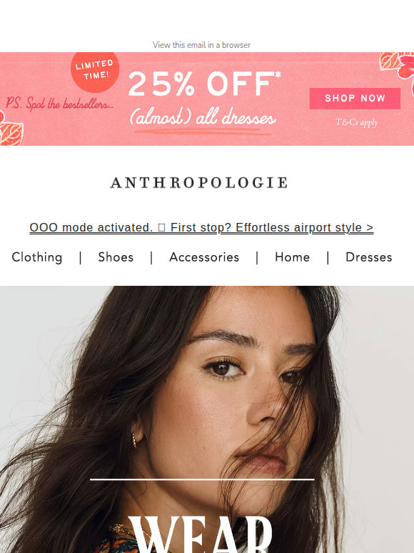 25% off so. many. dresses.