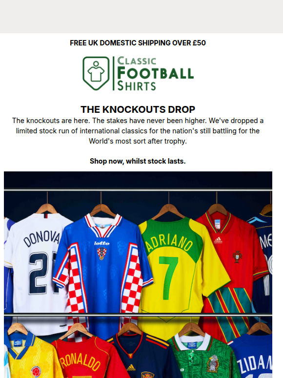 Limited Stock: The Knockout Stages Drop 📦