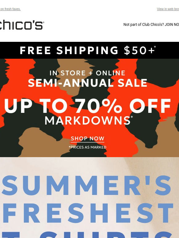 Tee Up for Summer (free shipping $50+)