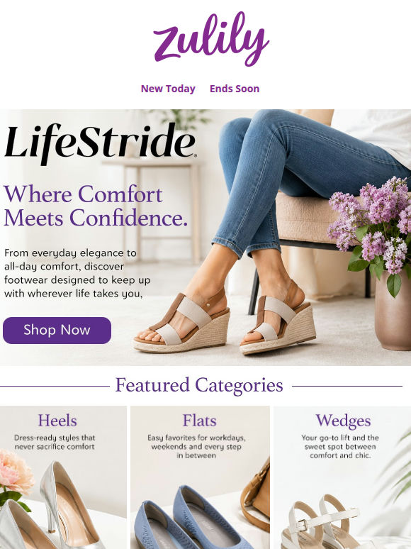 LifeStride wedges, heels & flats