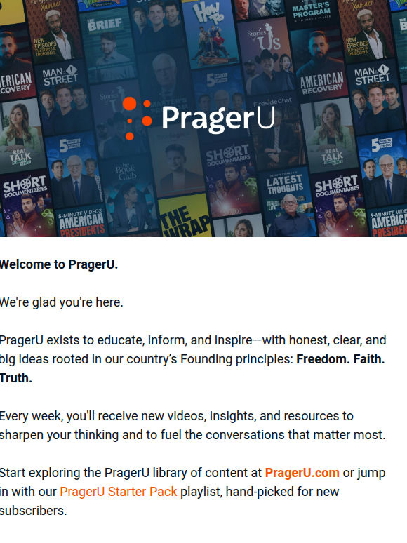 Welcome to PragerU!