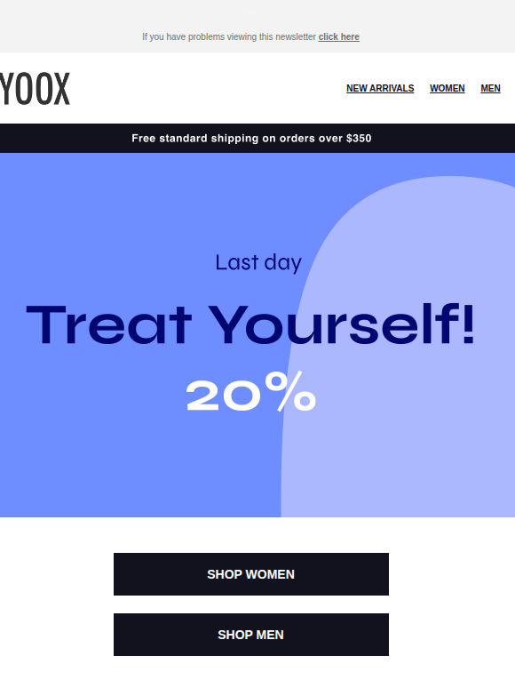 Treat yourself to styles at 20% OFF >