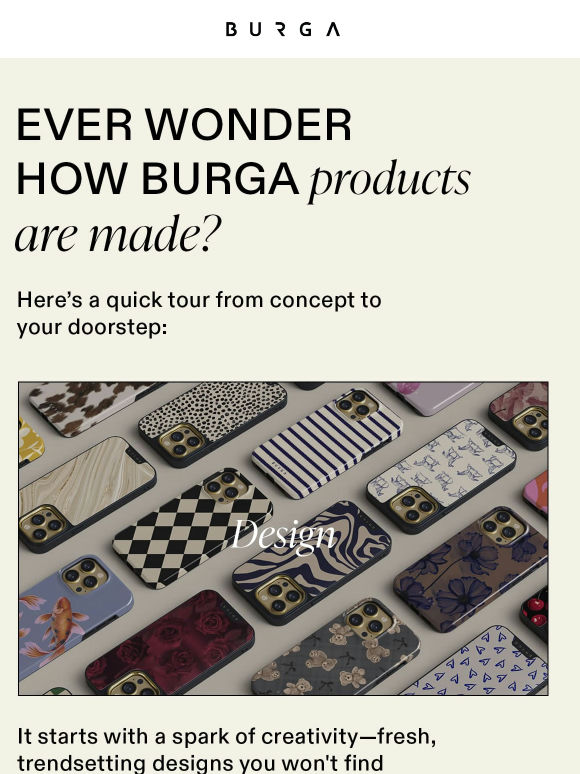 Behind the Scenes at BURGA