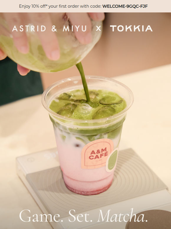 Game. Set. Matcha. 🍓