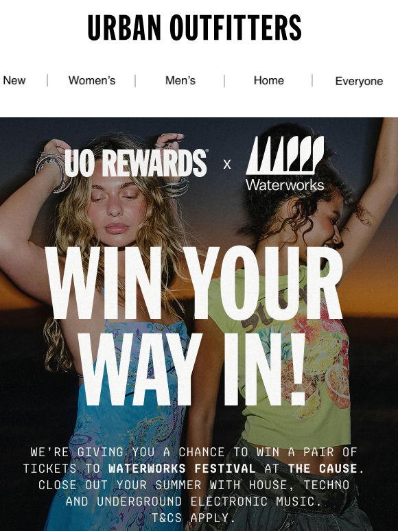 WIN your way into Waterworks Festival 🌊