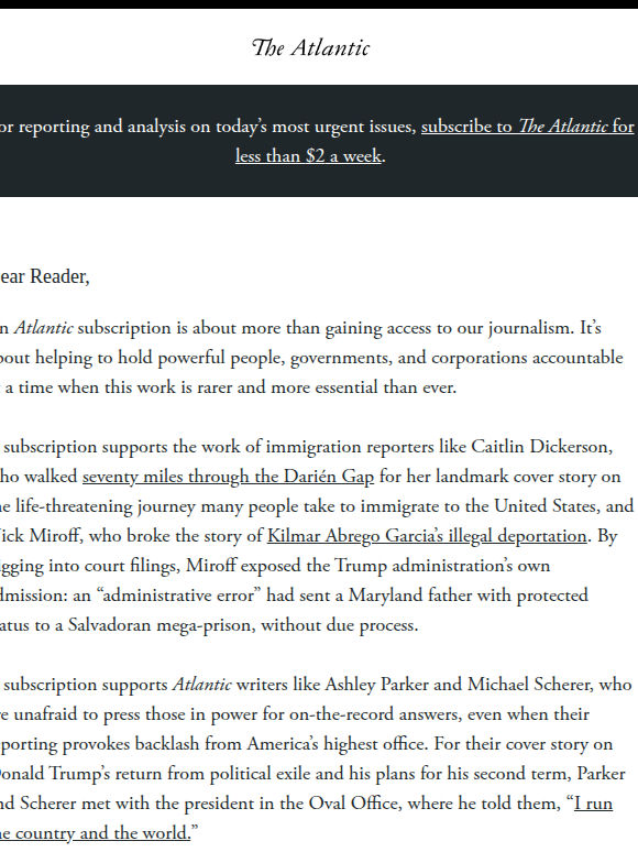 A subscription matters. Here’s why.