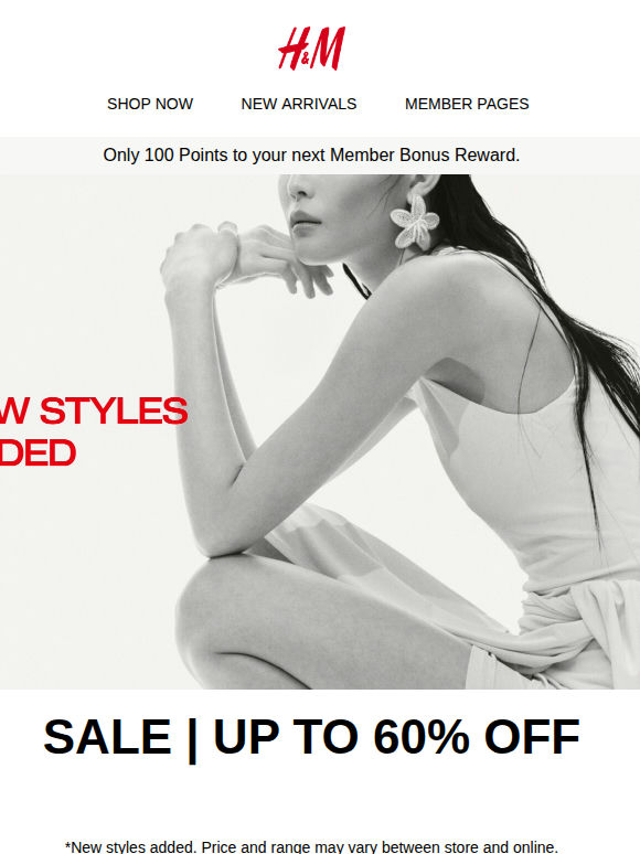 Sale: Now up to 60% off